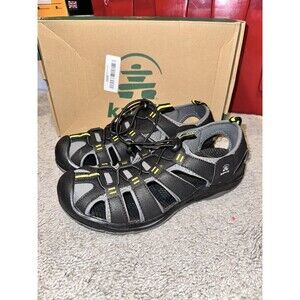 Kamik Mens The Byron‎ Bay 2 Sandals Black Waterproof Slide Size 8 M